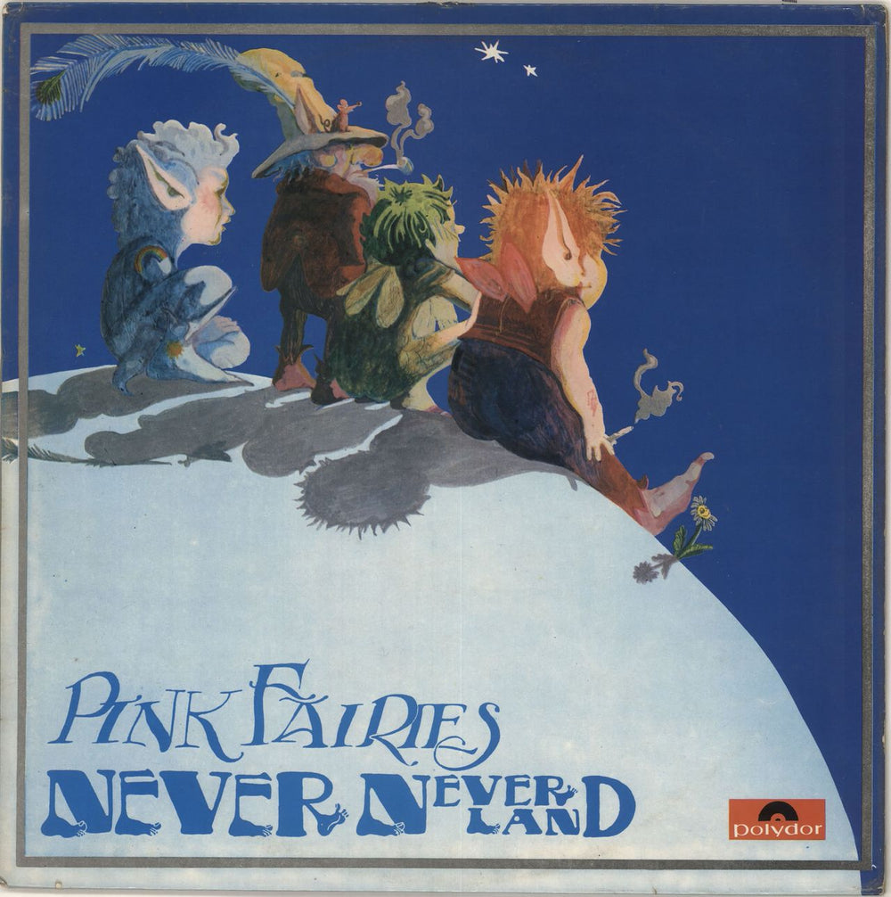 The Pink Fairies Never Never Land - 2nd - VG UK vinyl LP album (LP record) 2383045