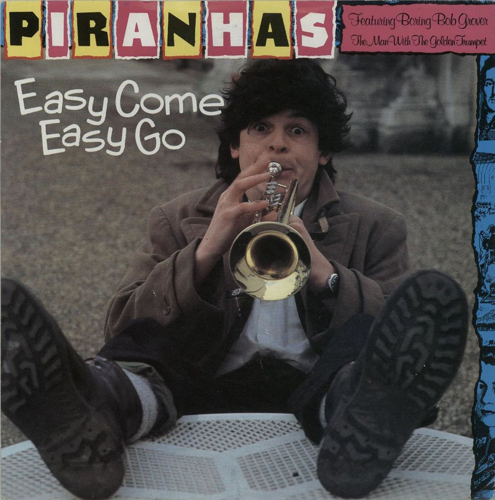 The Piranhas Easy Come Easy Go UK Promo 7" vinyl single (7 inch record / 45) DAK9