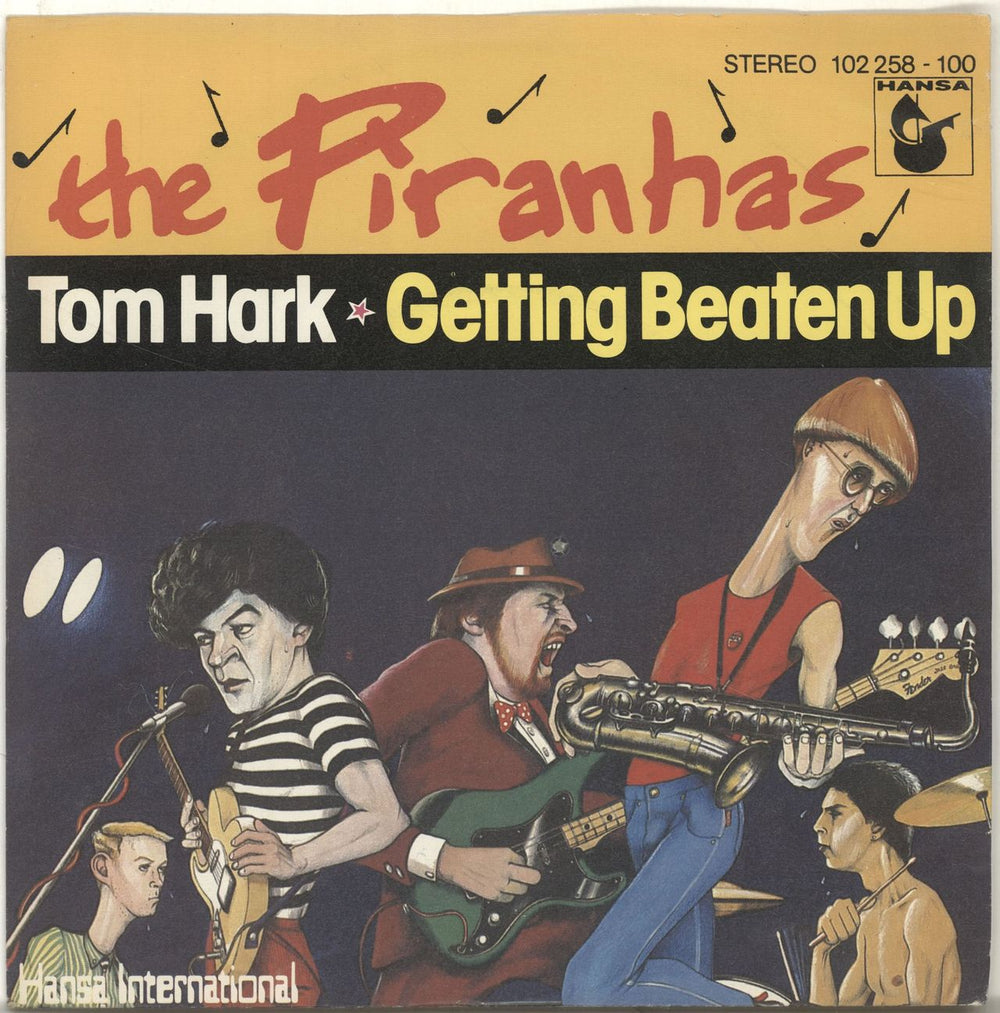 The Piranhas Tom Hark German 7" vinyl single (7 inch record / 45) 102258-100