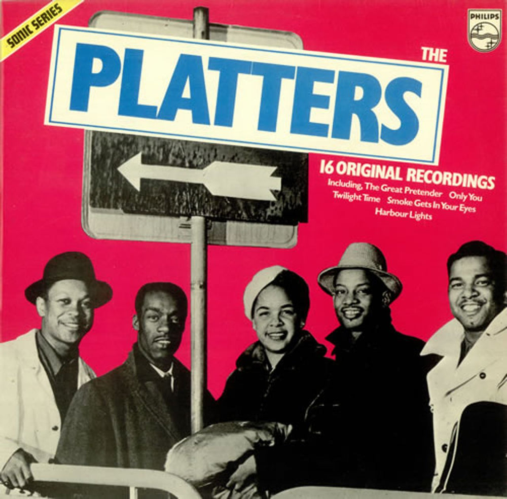 The Platters Sonic Series UK vinyl LP album (LP record) SON002