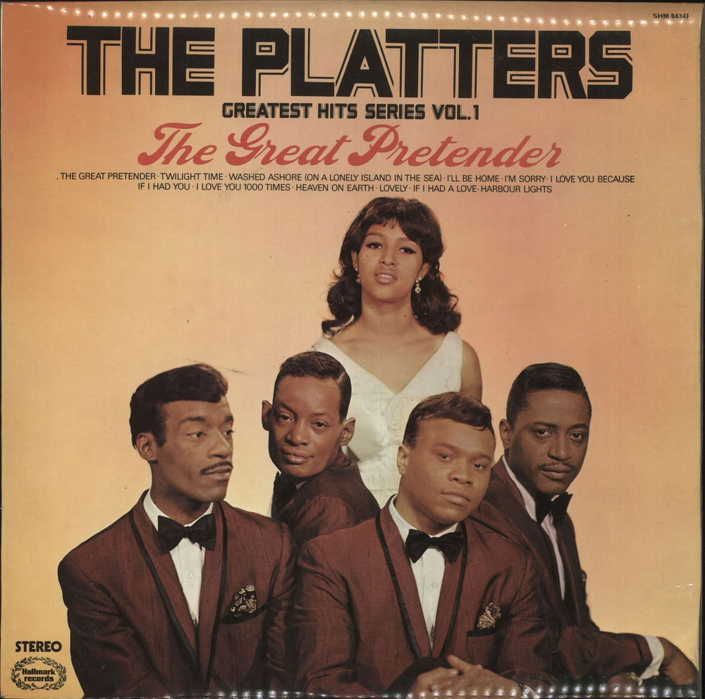 The Platters The Great Pretender UK vinyl LP album (LP record) SHM843