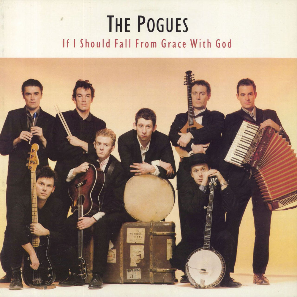 The Pogues If I Should Fall From Grace With God - EX UK vinyl LP album (LP record) NYR1