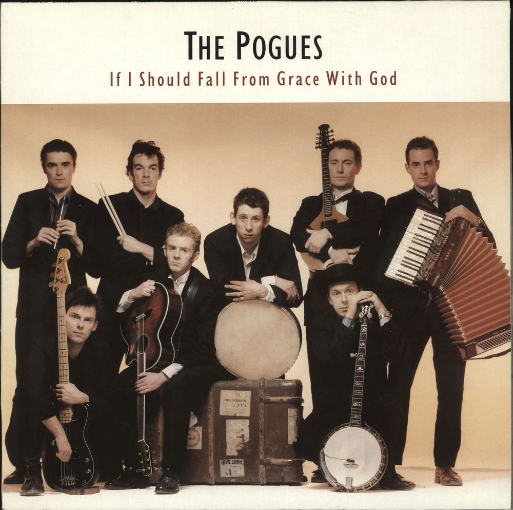 The Pogues If I Should Fall From Grace With God German vinyl LP album (LP record) 244493-1