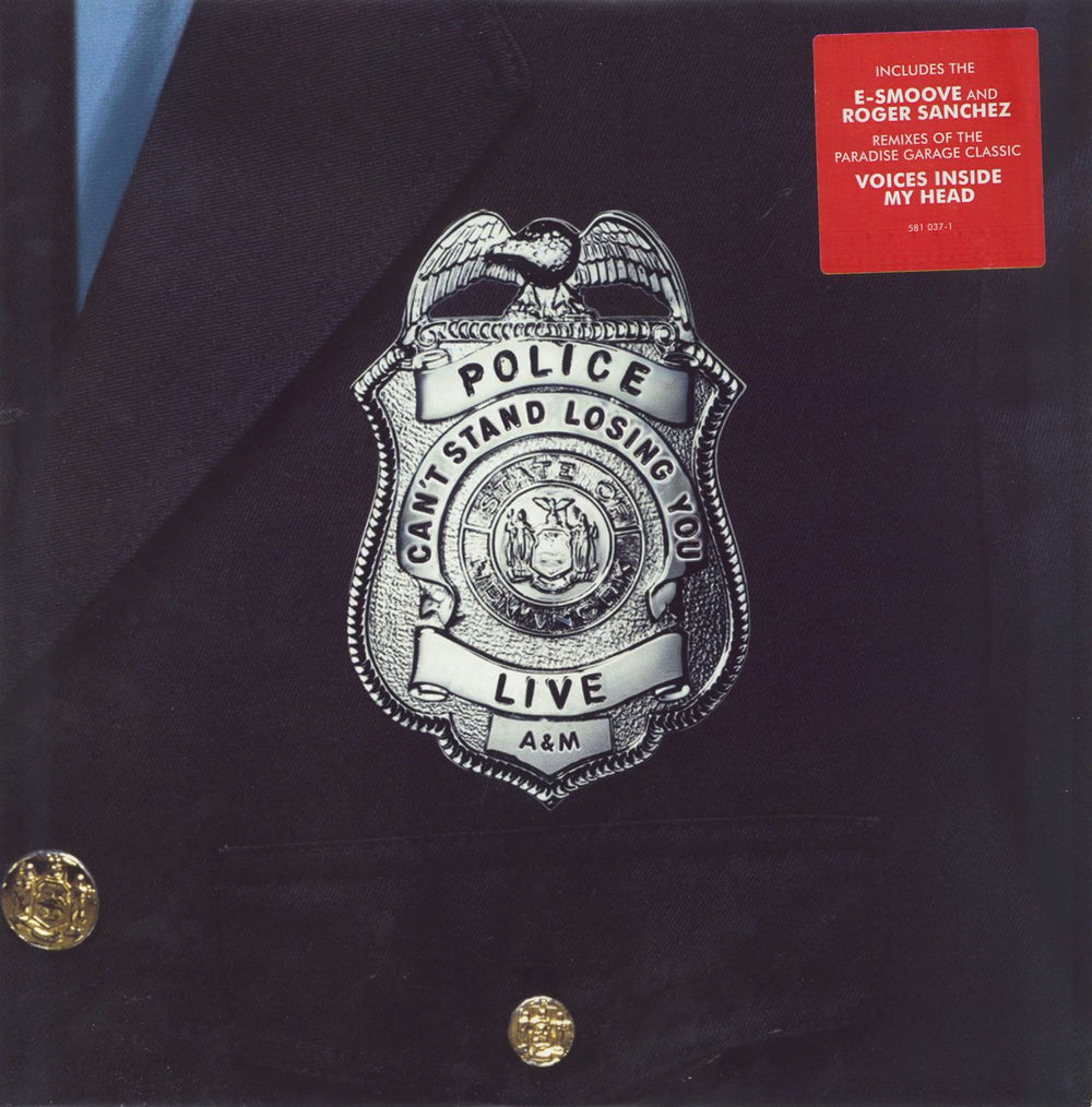 The Police Can't Stand Losing You - Promo UK 12" vinyl single (12 inch record / Maxi-single) 581037-1