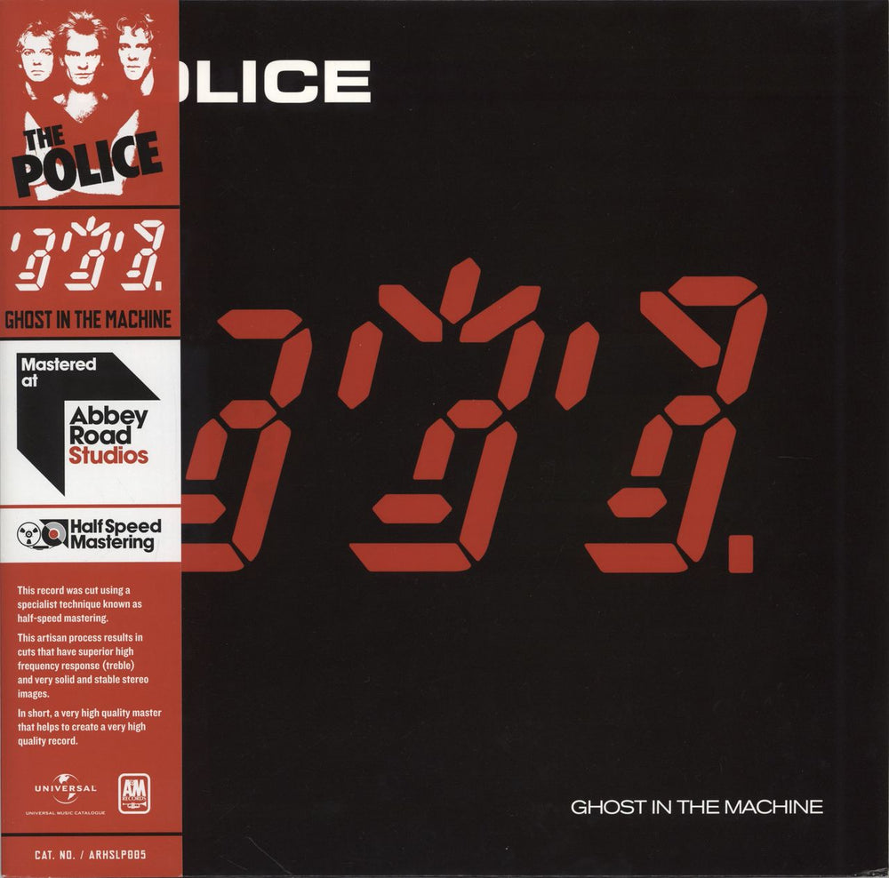 The Police Ghost In The Machine - Half Speed Mastered UK vinyl LP album (LP record) ARHSLP005