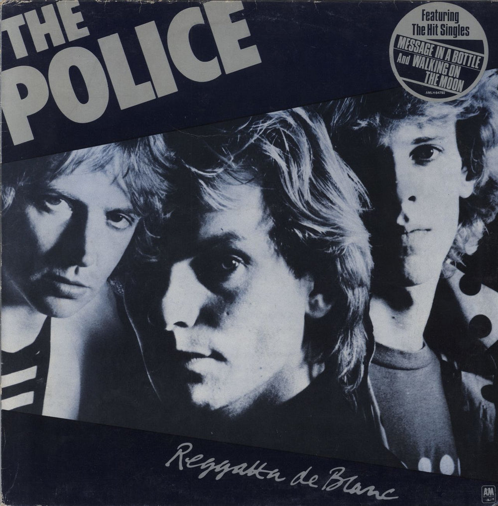 The Police Reggatta De Blanc - 2 Song Hype Flash Dutch vinyl LP album (LP record) AMLH64792