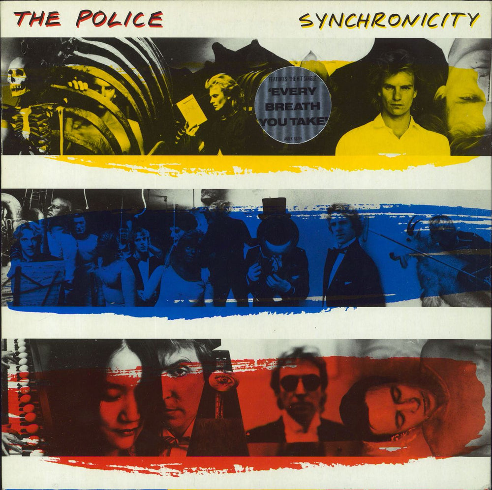 The Police Synchronicity - Hype Sticker + Merch Insert UK vinyl LP album (LP record) AMLX63735