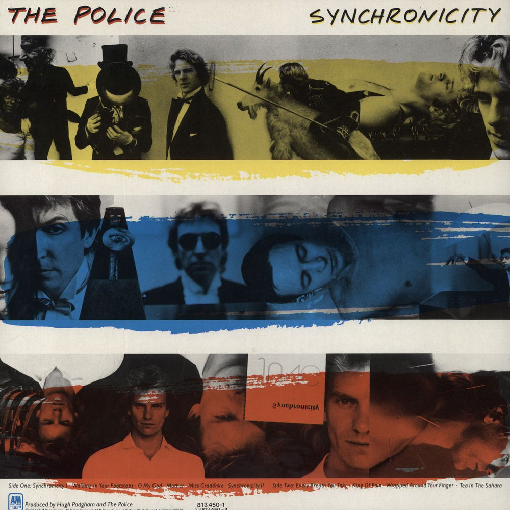 The Police Synchronicity US vinyl LP album (LP record)