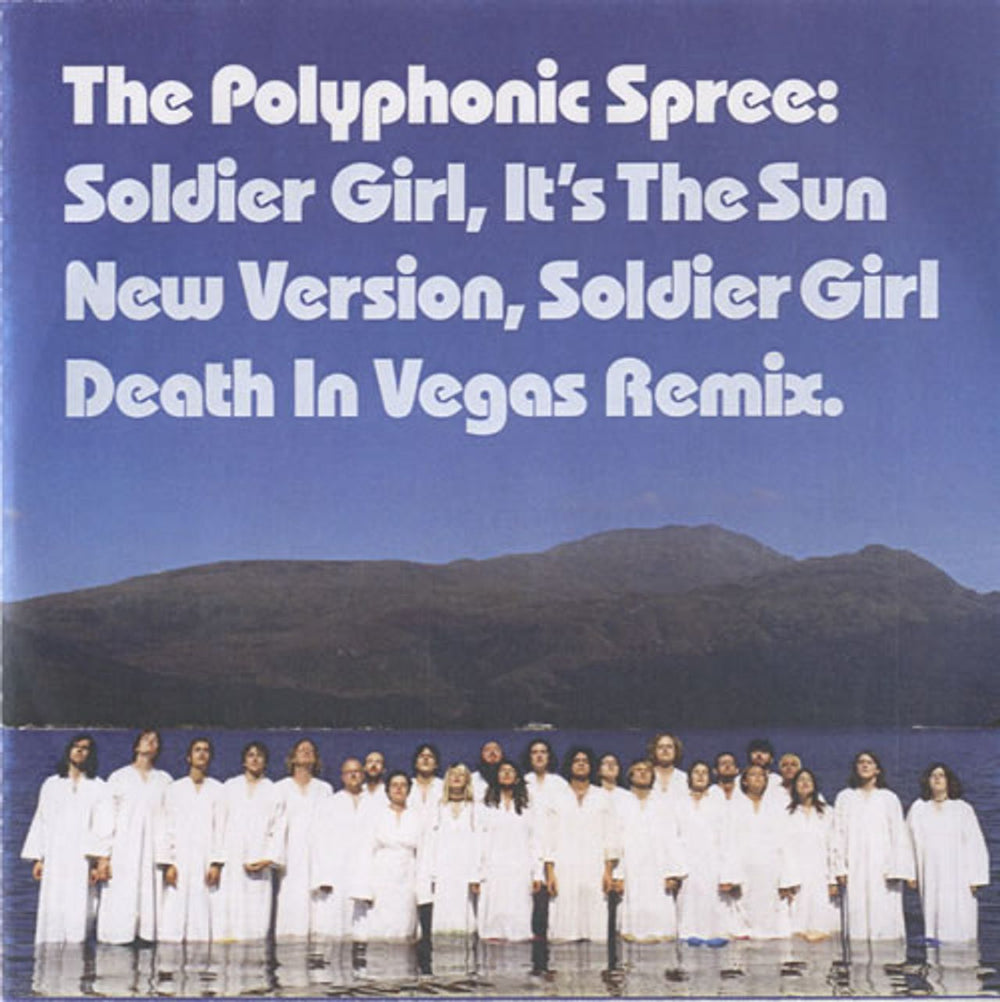 The Polyphonic Spree Soldier Girl UK Promo CD-R acetate CD-R ACETATE