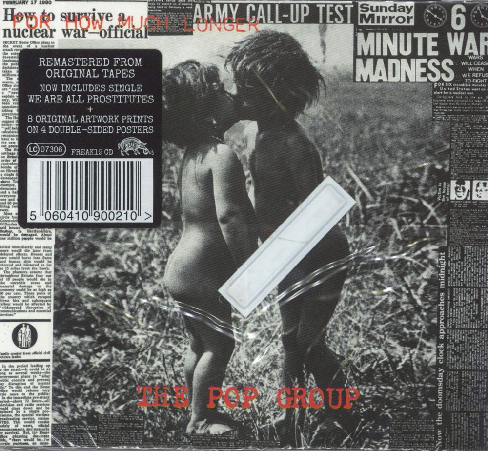 The Pop Group For How Much Longer Do We Tolerate Mass Murder? - Sealed UK CD album (CDLP) FREAK19CD