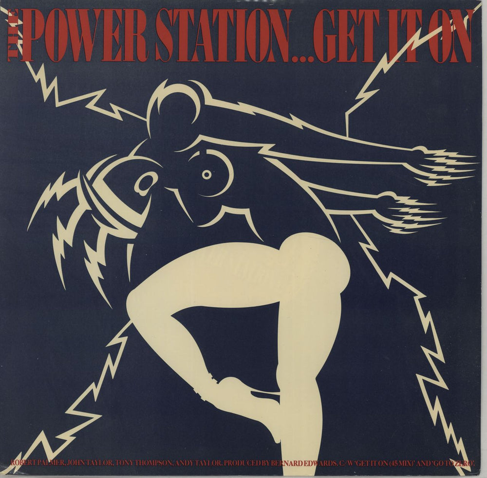 The Power Station Get It On UK 12" vinyl single (12 inch record / Maxi-single) 12R6096