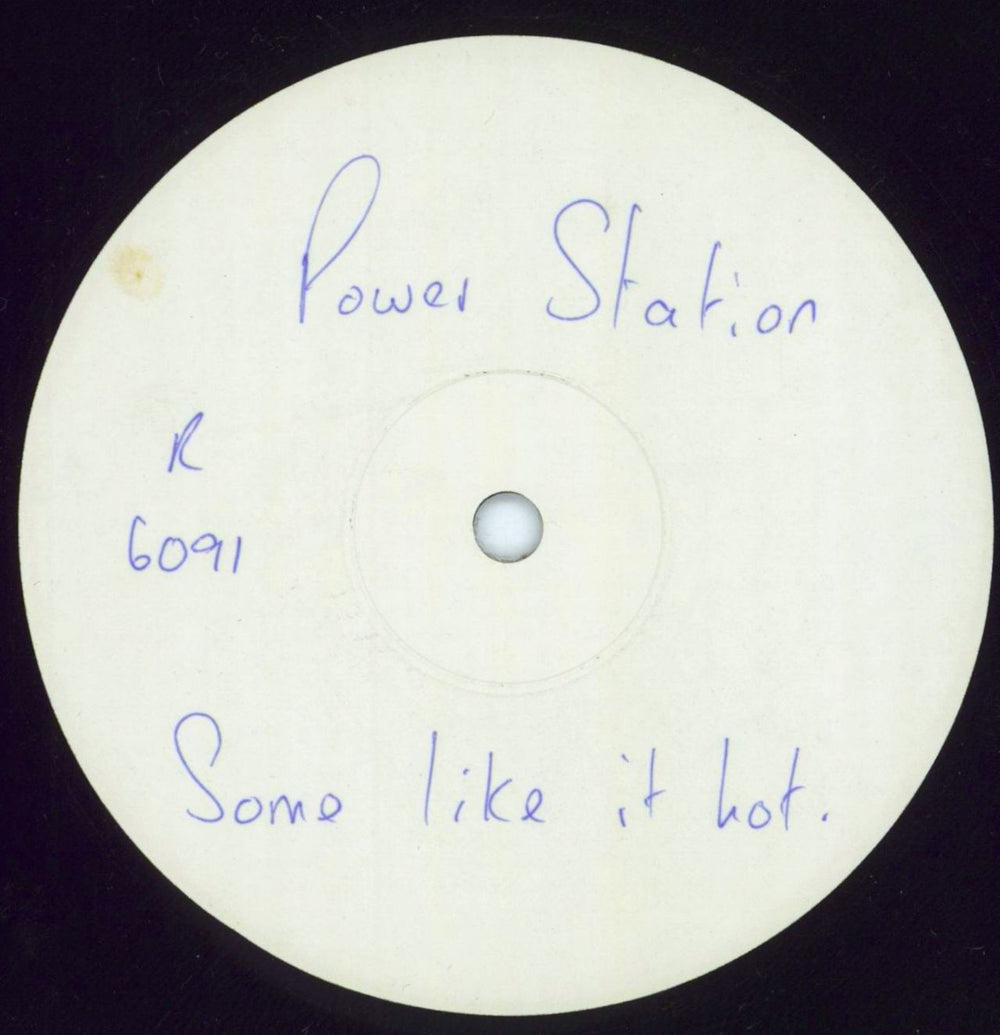 The Power Station Some Like It Hot - White Label UK Promo 12" vinyl single (12 inch record / Maxi-single) 12R6091