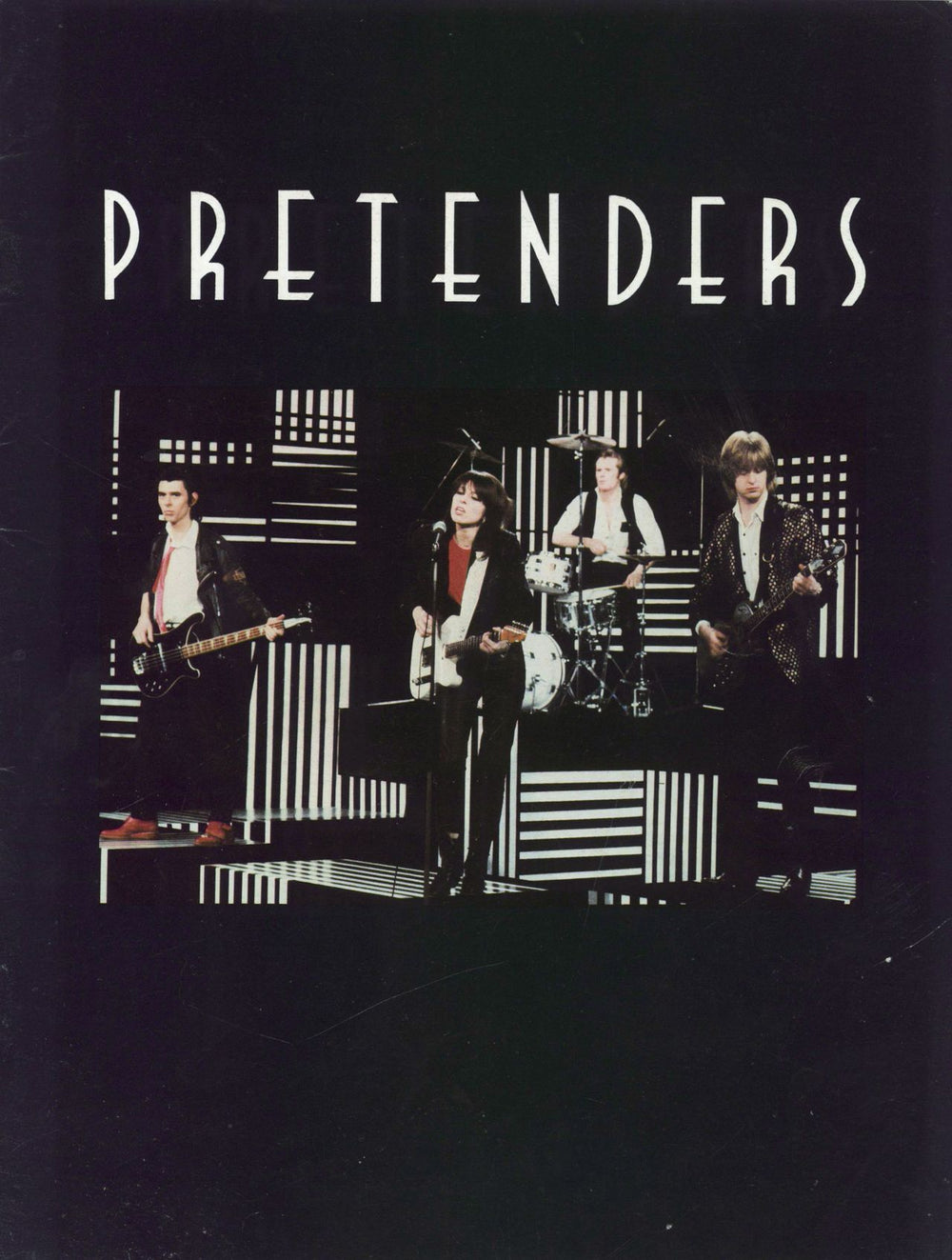 The Pretenders 1980 Tour US tour programme TOUR PROGRAMME