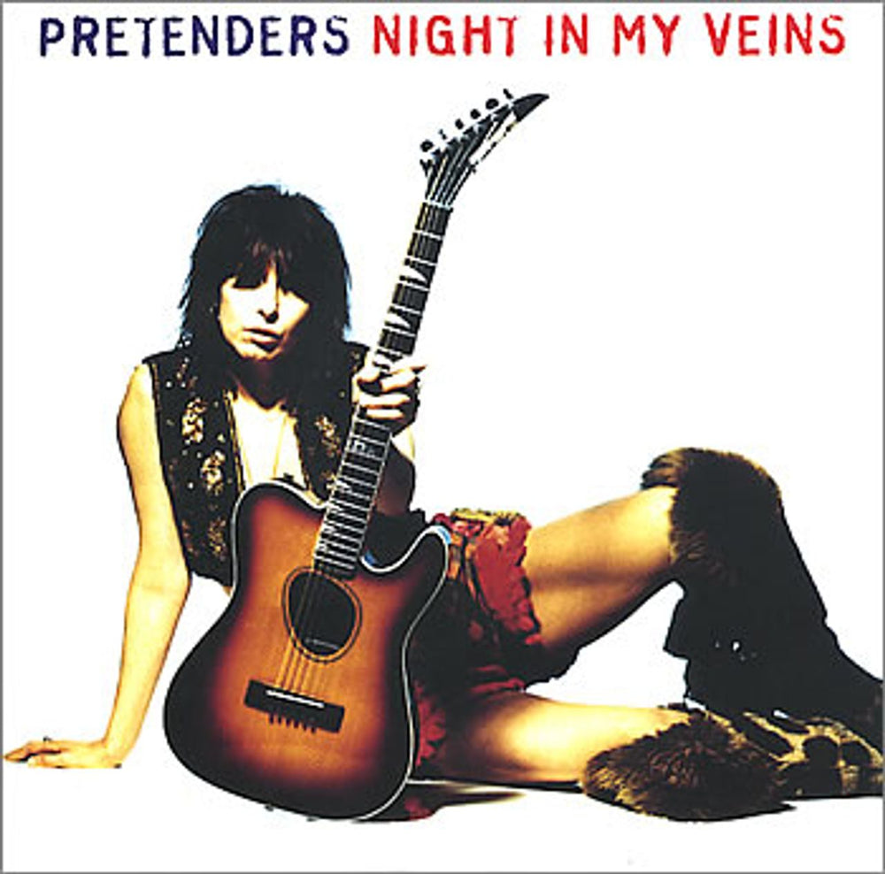 The Pretenders Night In My Veins UK 7" vinyl single (7 inch record / 45) YZ825