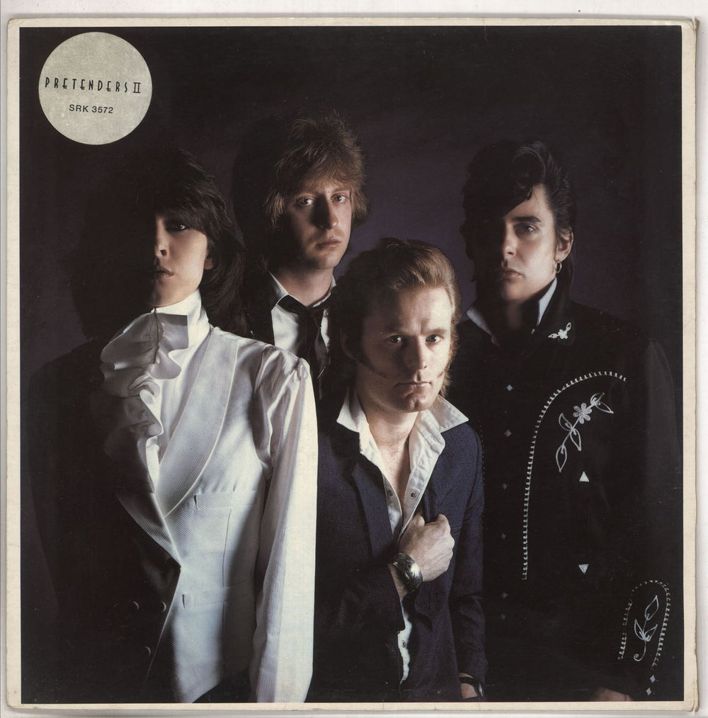 The Pretenders Pretenders II + Circular Title Stickered UK vinyl LP album (LP record) SRK3572