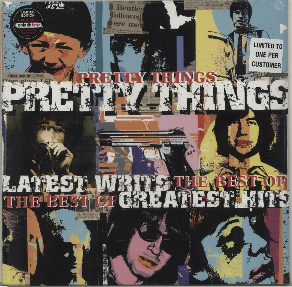 The Pretty Things Latest Writs The Best Of... Greatest Hits - HMV Sealed UK vinyl LP album (LP record) SMALP 1085