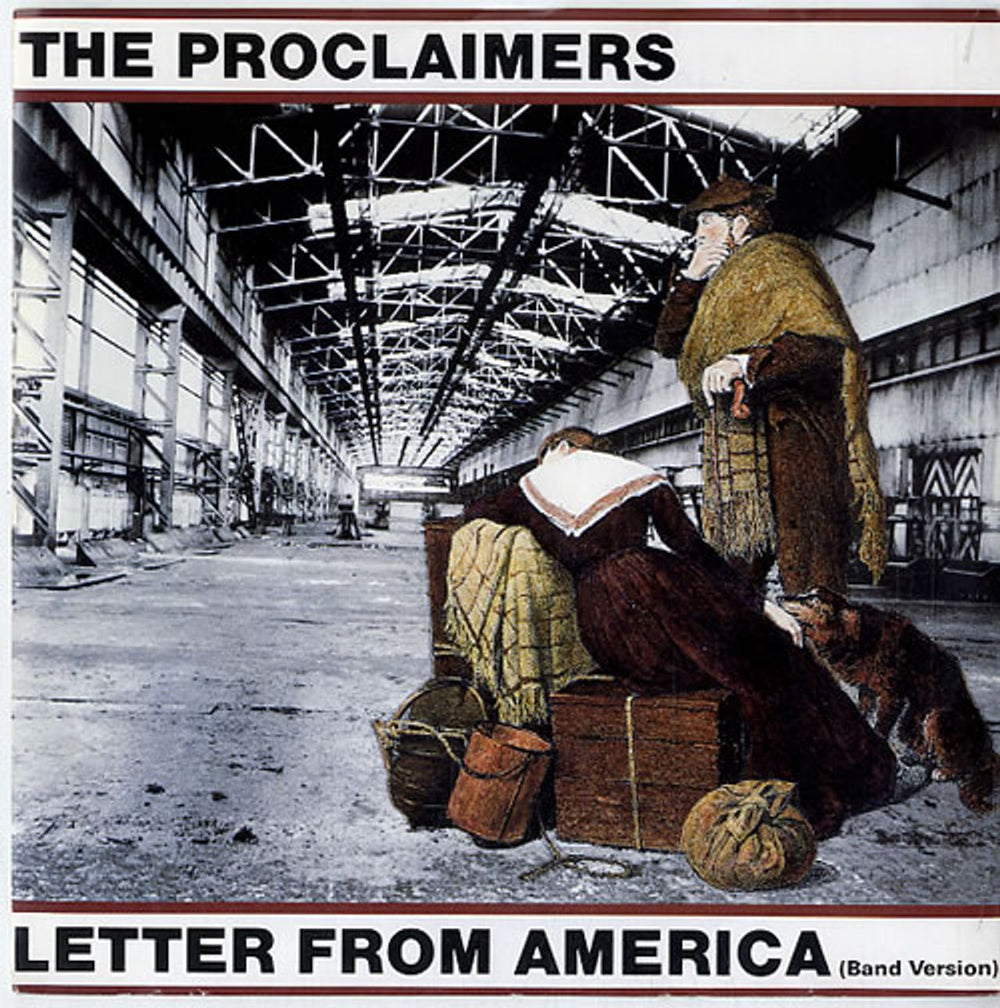 The Proclaimers Letter From America (Band Version) - Injection UK 7" vinyl single (7 inch record / 45) CHS3178