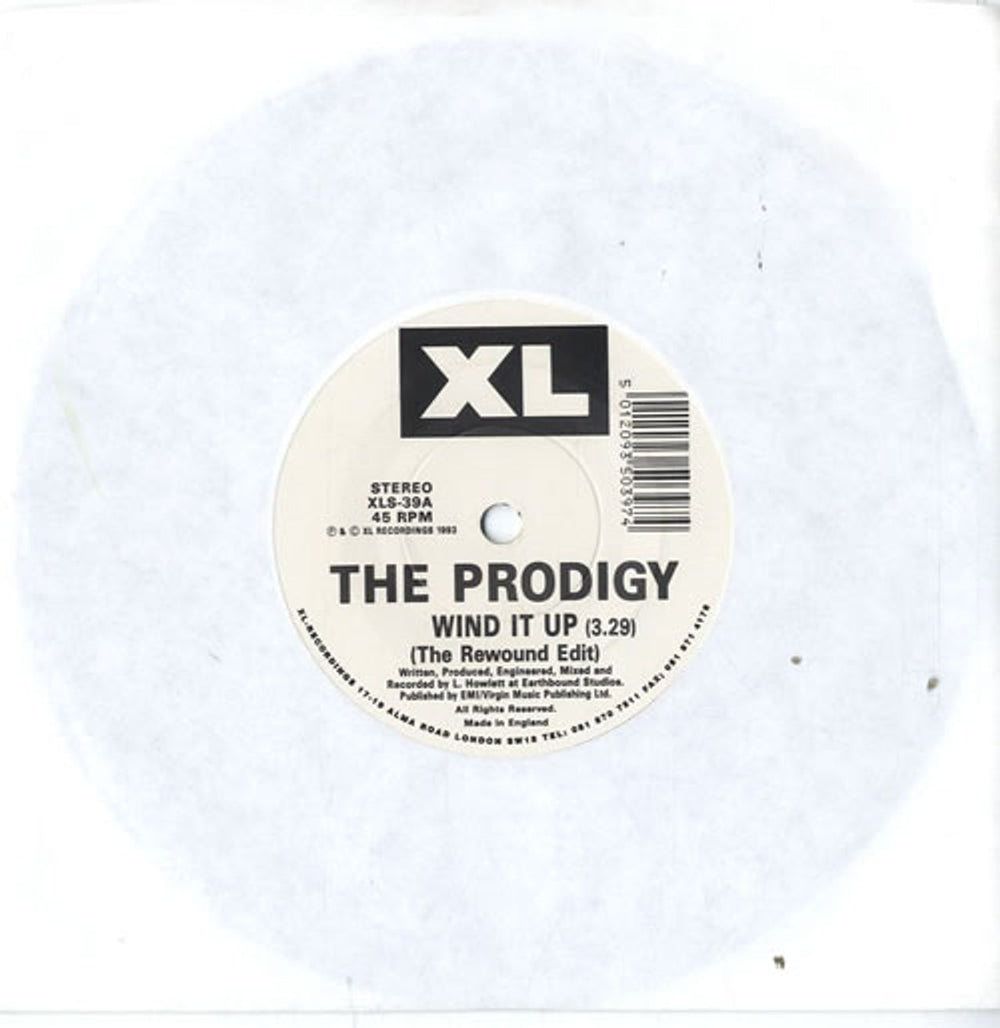 The Prodigy Wind It Up UK 7" vinyl single (7 inch record / 45) XLS39