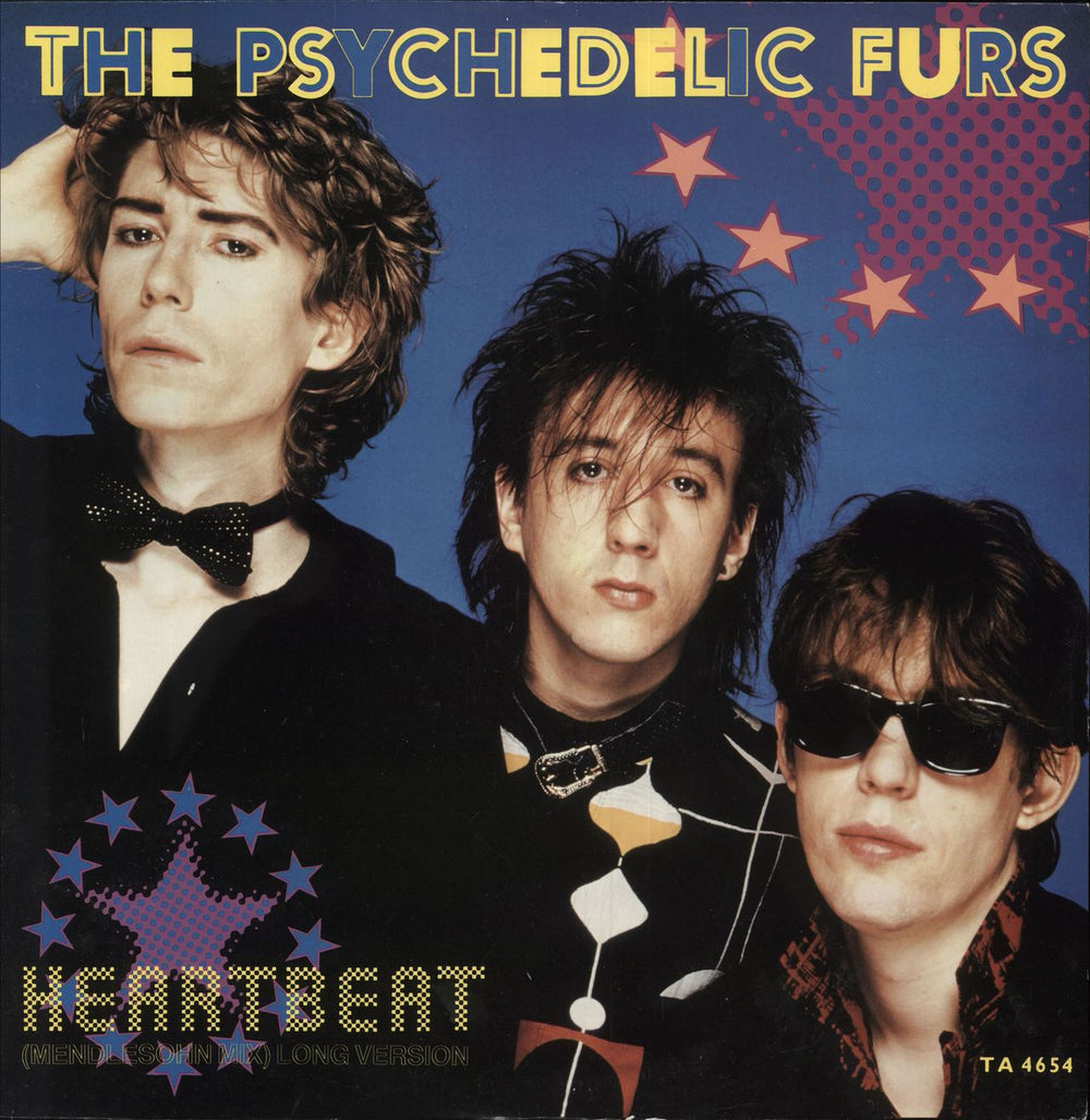 The Psychedelic Furs Heartbeat UK 12" vinyl single (12 inch record / Maxi-single) TA4654