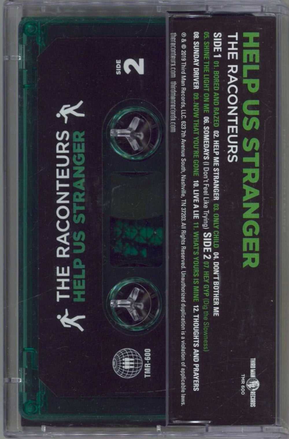 The Raconteurs Help Us Strangers UK cassette album UR1CLHE772620