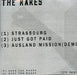 The Rakes (Indie) Strasbourg UK Promo CD-R acetate CD-R ACETATE