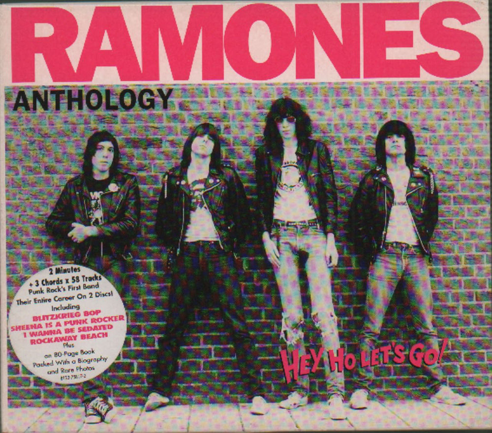 The Ramones Anthology - Hey Ho Let's Go! UK 2 CD album set (Double CD) R275817