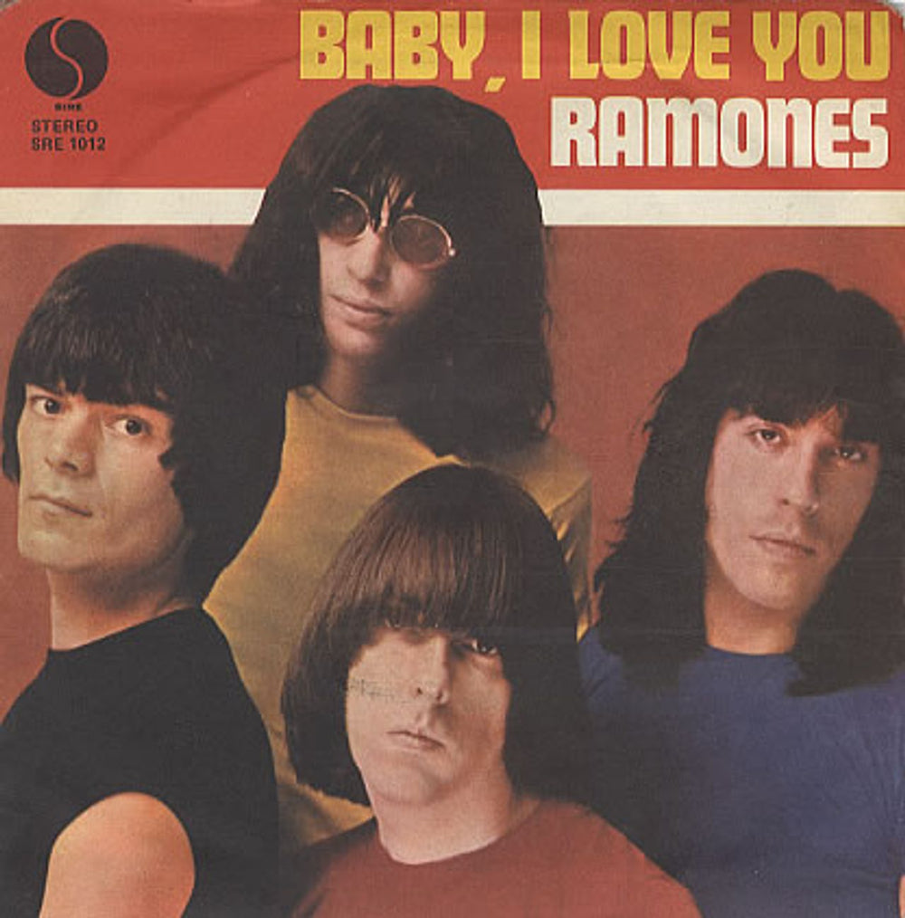 The Ramones Baby, I Love You Italian 7" vinyl single (7 inch record / 45) SRE1012