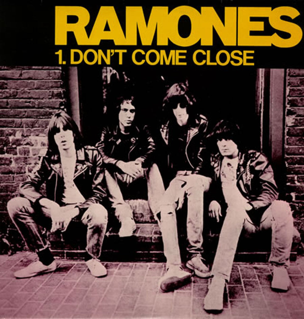 The Ramones Don't Come Close - Yellow Vinyl UK 12" vinyl single (12 inch record / Maxi-single) SRE1031