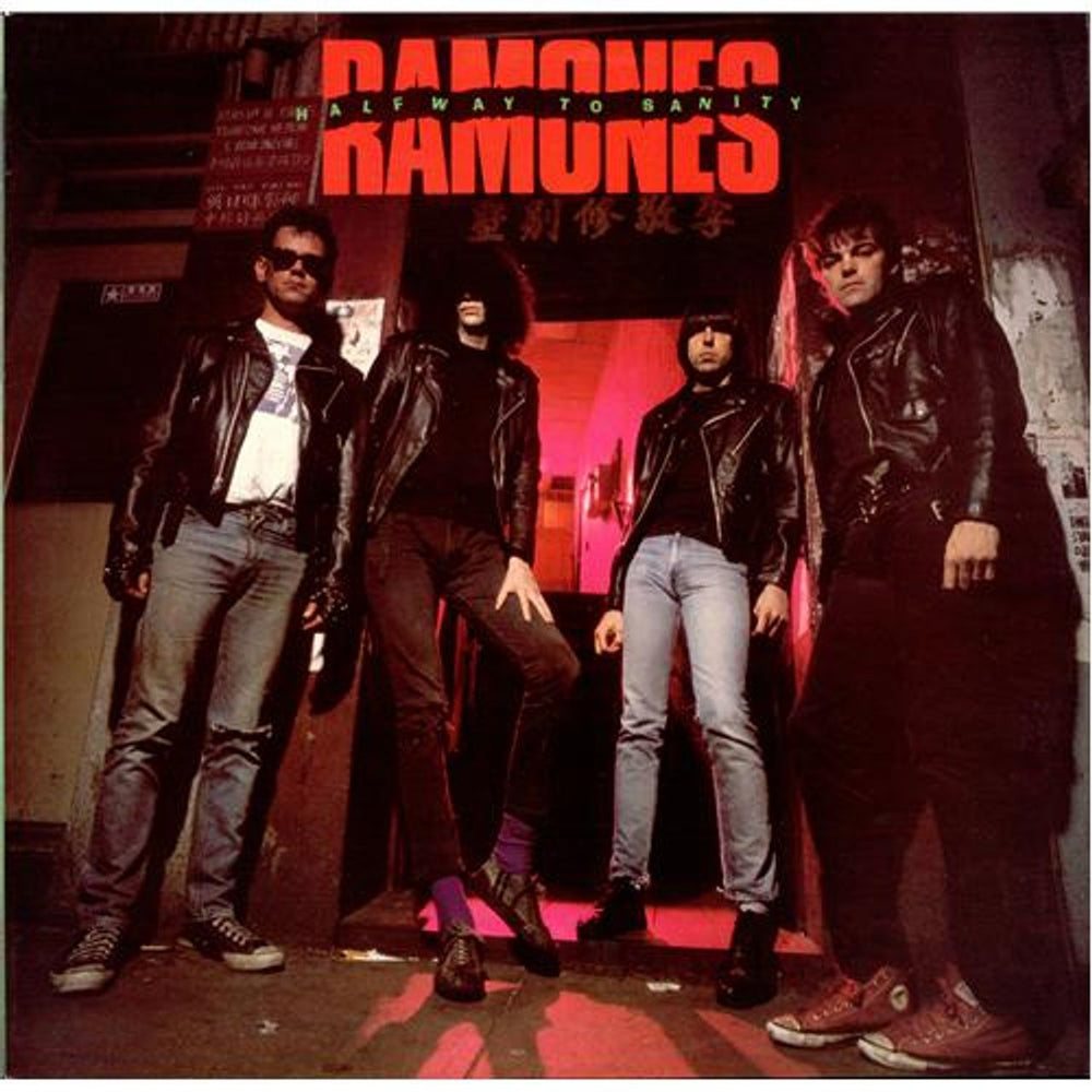 The Ramones Halfway To Sanity UK vinyl LP album (LP record) BEGA89