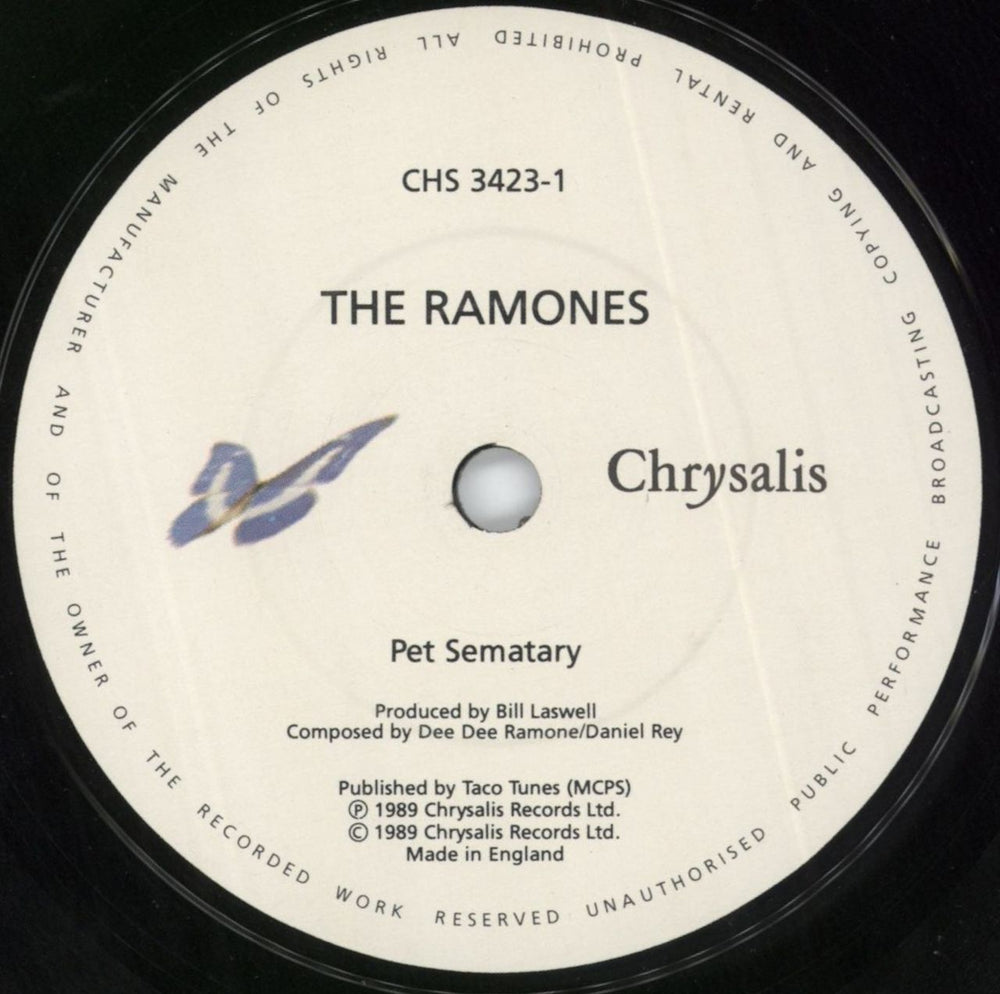 The Ramones Pet Sematary UK 7" vinyl single (7 inch record / 45) RAM07PE294483