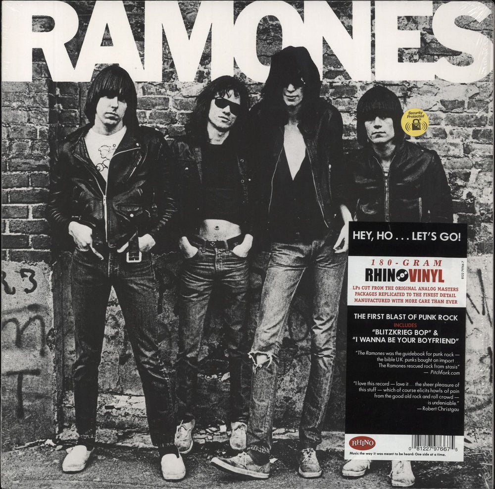 The Ramones Ramones - 180gm Vinyl - Shrink UK vinyl LP album (LP record) 8122797667