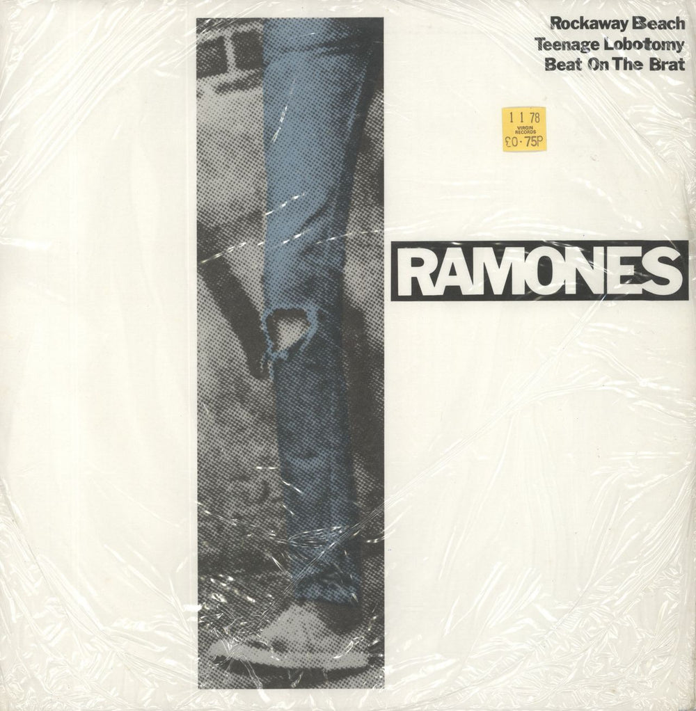 The Ramones Rockaway Beach - Shrink Belgian 12" vinyl single (12 inch record / Maxi-single) 6078611