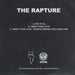 The Rapture Love Is All - 3 track UK Promo CD-R acetate CD-R ACETATE