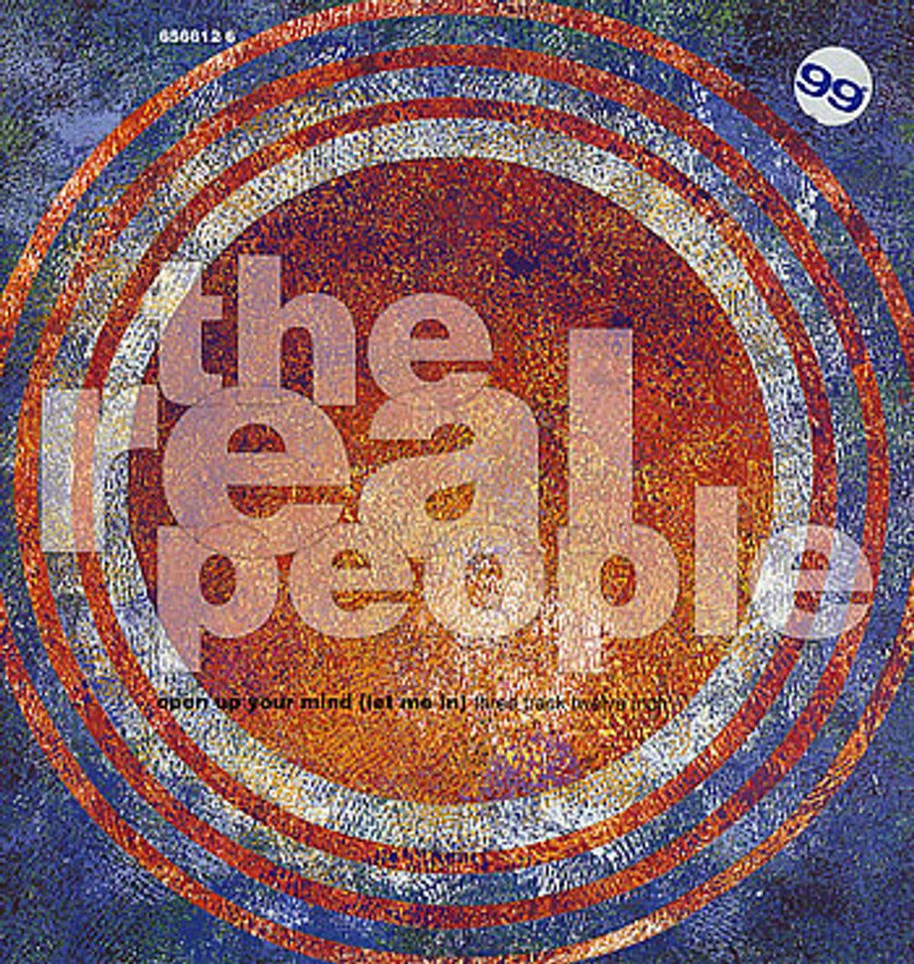 The Real People Open Up Your Mind (Let Me In) - Blue Sleeve UK 12" vinyl single (12 inch record / Maxi-single) 656612-6