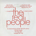 The Real People Someone/What U Want - Flexidisc UK Promo 7" vinyl single (7 inch record / 45) FLEXIDISC