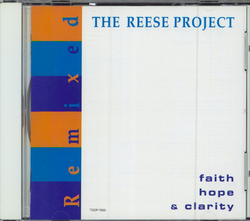 The Reese Project Faith Hope & Clarity Japanese Promo CD album (CDLP) TOCP-7655