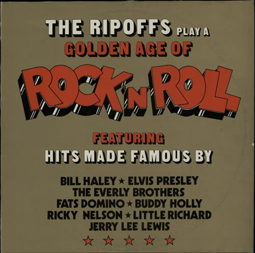 The Ripoffs Golden Age Of Rock 'n' Roll US vinyl LP album (LP record) MER367E