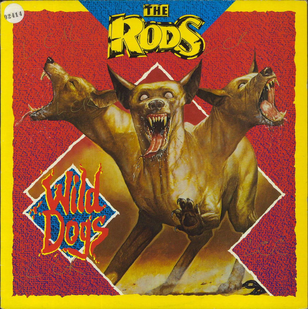 The Rods Wild Dogs - Promo Stamp UK vinyl LP album (LP record) SPART1196