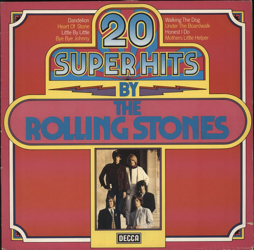 The Rolling Stones 20 Super Hits German vinyl LP album (LP record) 6.23502