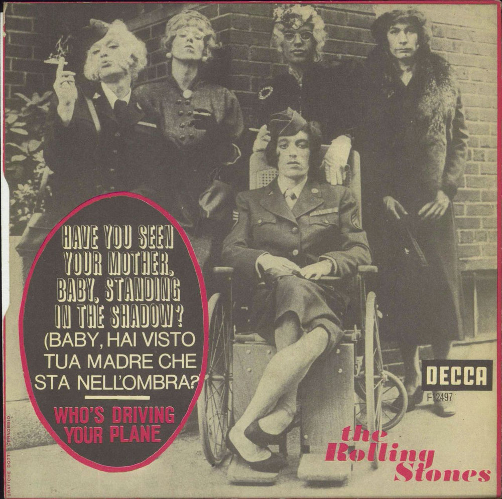 The Rolling Stones Baby, Hai Visto Tua Madre Che Sta Nell'ombra? Italian 7" vinyl single (7 inch record / 45)