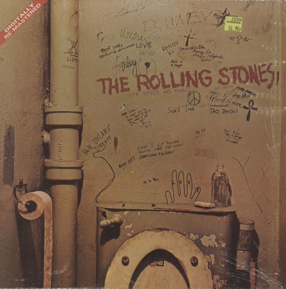 The Rolling Stones Beggars Banquet - silver label UK vinyl LP album (LP record) SKDL4955