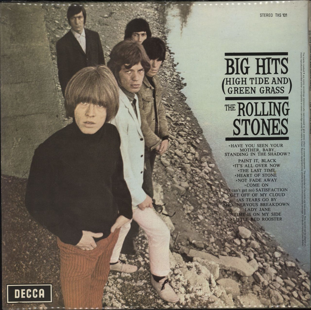 The Rolling Stones Big Hits (High Tide And Green Grass) - 3rd UK vinyl LP album (LP record)