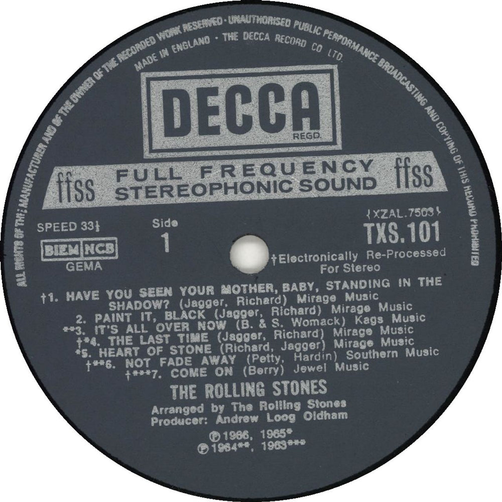 The Rolling Stones Big Hits (High Tide And Green Grass) - 4th UK vinyl LP album (LP record) ROLLPBI246455