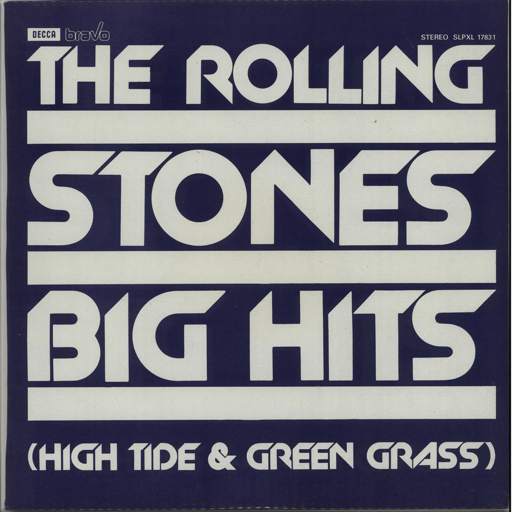 The Rolling Stones Big Hits (High Tide & Green Grass) Hungarian vinyl LP album (LP record) SLPXL17831