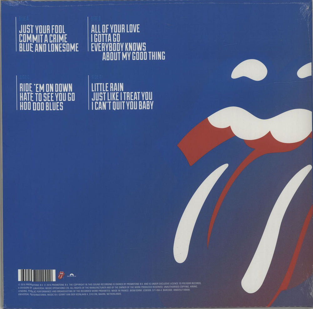 The Rolling Stones Blue & Lonesome - 180gram Vinyl - Sealed UK 2-LP vinyl record set (Double LP Album) ROL2LBL662166