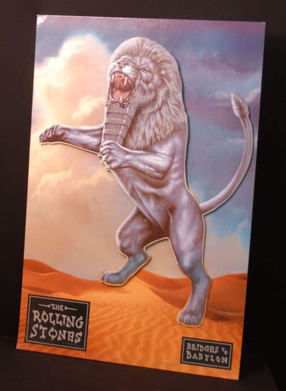 The Rolling Stones Bridges To Babylon - 3-D Display UK Promo display 34 X 23