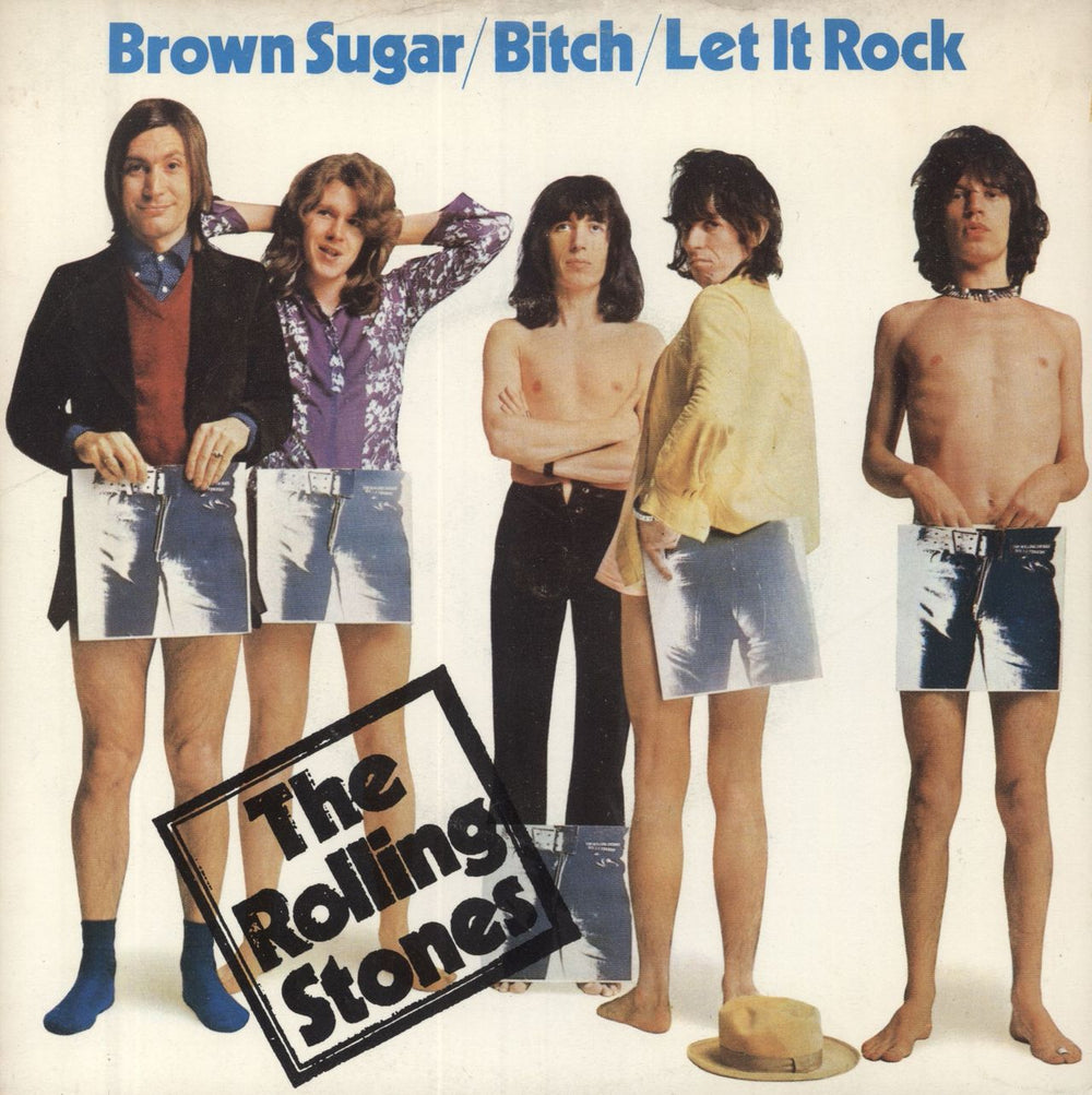 The Rolling Stones Brown Sugar - 4pr - P/S - EX UK 7" vinyl single (7 inch record / 45) RS19100