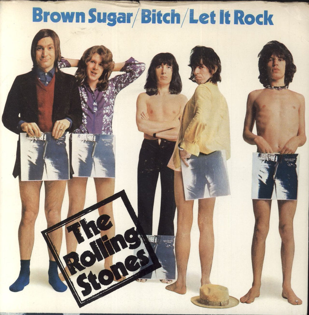 The Rolling Stones Brown Sugar - 4pr - P/S - WOL UK 7" vinyl single (7 inch record / 45) RS19100