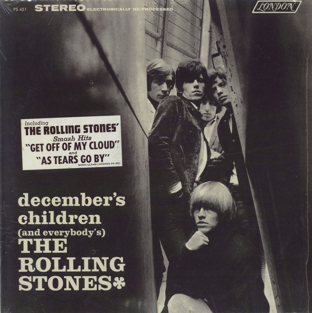 The Rolling Stones December's Children - stickered shrink US vinyl LP album (LP record) PS451