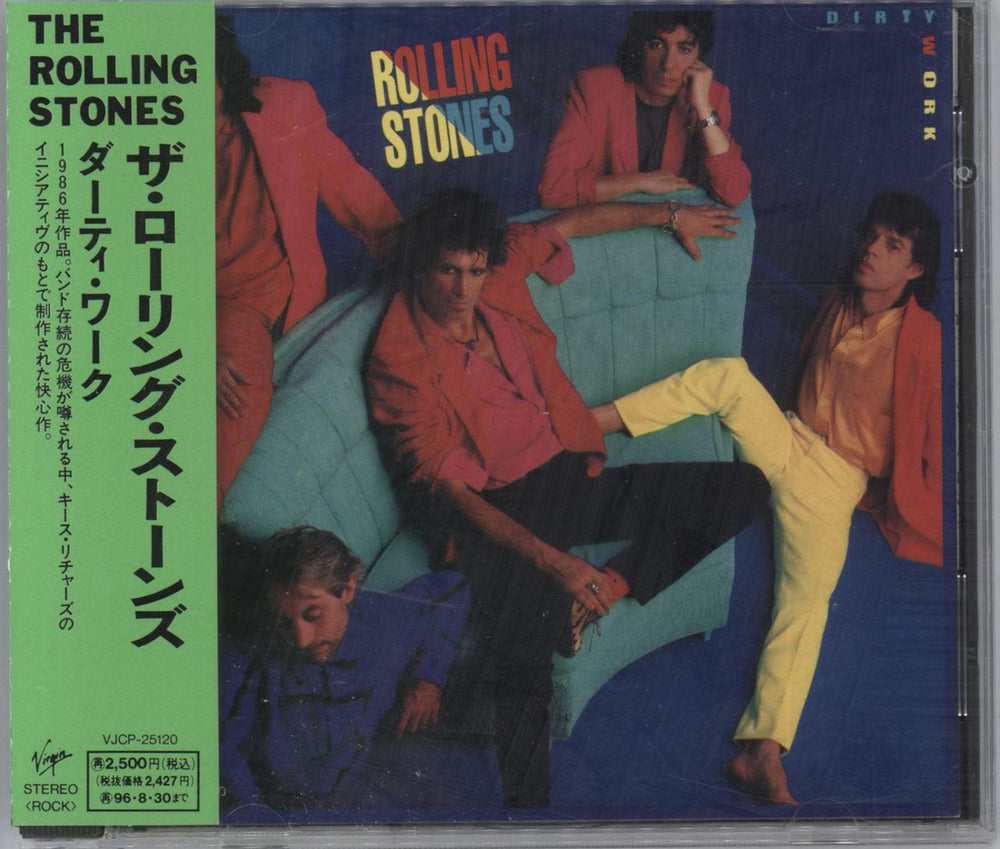 The Rolling Stones Dirty Work Japanese Promo CD album (CDLP) VJCP-25120